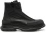 Alexander McQueen Tread Slick 45mm leather boots Black - Thumbnail 1