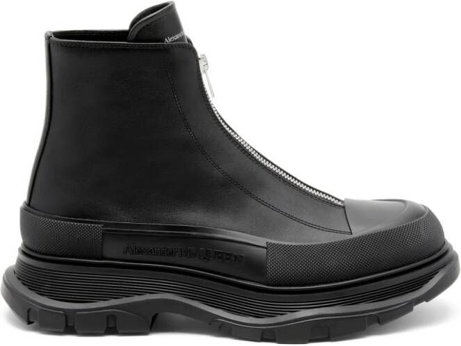 Alexander McQueen Tread Slick ankle boots Black