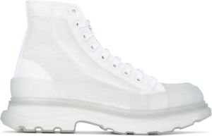 Alexander McQueen Tread Slick ankle boots White