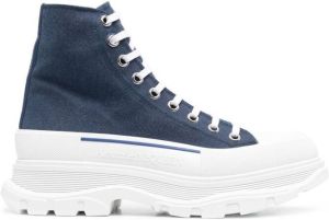 Alexander McQueen Tread Slick high-top sneakers Blue
