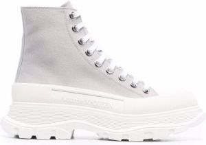 Alexander McQueen Tread Slick high-top sneakers Grey
