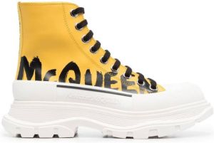 Alexander McQueen Tread Slick high-top sneakers Yellow