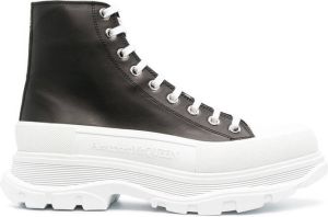 Alexander McQueen Tread Slick lace-up boots Black