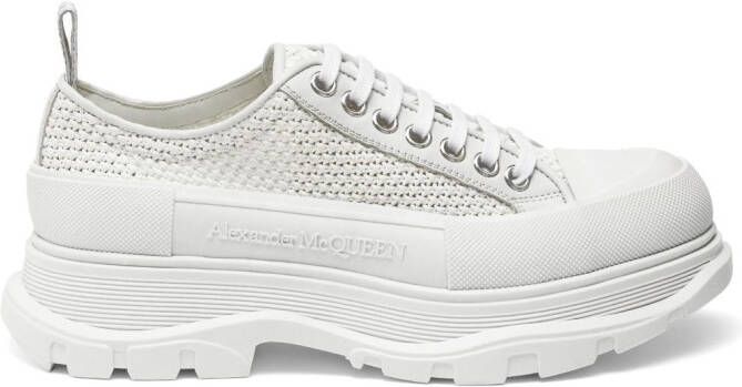 Alexander McQueen Tread Slick lace-up shoes White