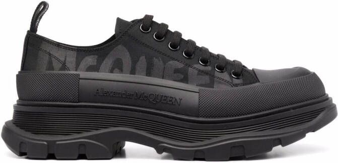 Alexander McQueen Tread Slick low-top sneakers Black