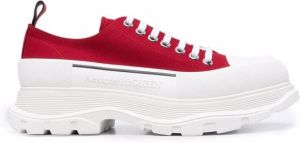 Alexander McQueen Tread Slick low-top sneakers Red