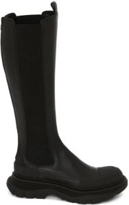 Alexander McQueen Tread Slick zipped boots Black