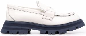 Alexander McQueen Wander chunky lug loafers White