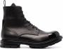 Alexander McQueen Wander lace-up leather boots Black - Thumbnail 1