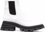 Alexander McQueen Wander ridged-sole leather boots White - Thumbnail 1