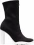 Alexander McQueen zip-up sock-style boots Black - Thumbnail 1