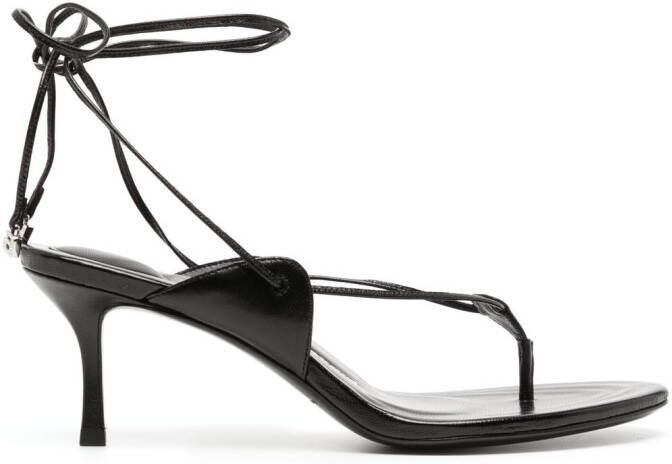 Alexander Wang ankle-strap low-heel sandals Black