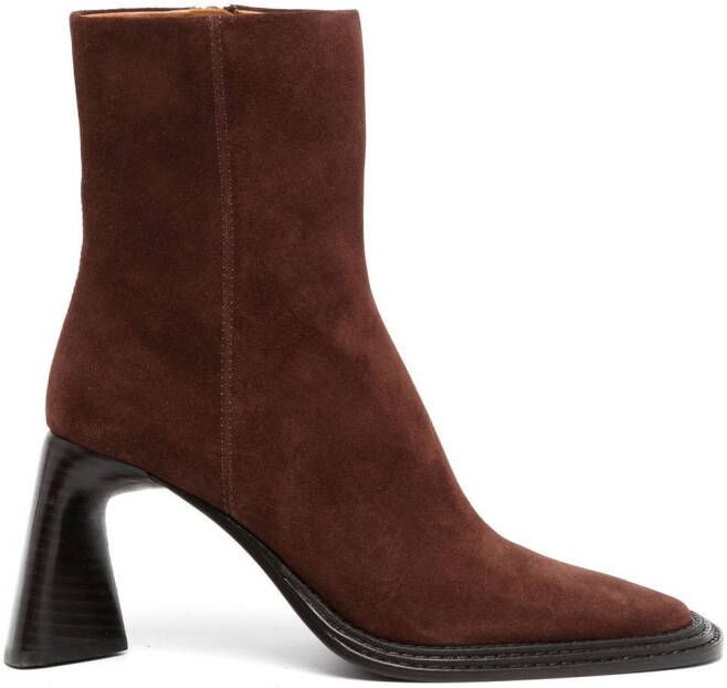 Alexander Wang Booker 80mm ankle boots Brown