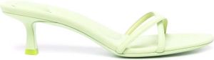 Alexander Wang Dahlia leather 50mm sandals Green