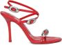 Alexander Wang Dome 105mm leather sandals Red - Thumbnail 1