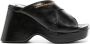 Alexander Wang Float 105mm platform leather sandals Black - Thumbnail 1