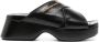 Alexander Wang Float 70mm platform leather sandals Black - Thumbnail 1