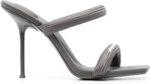 Alexander Wang Julie 105mm Tubular Webbing sandals Grey