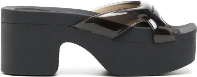 Alexander Wang platform-sole open-toe sandals Black