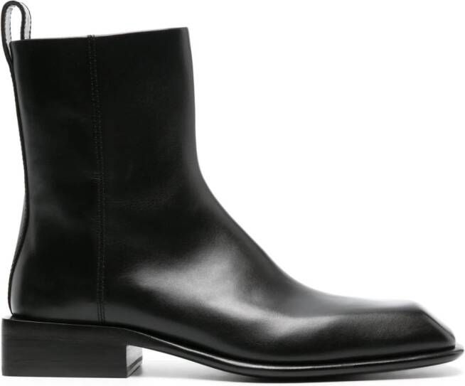 Alexander Wang Throttle 35mm leather ankle boots Black