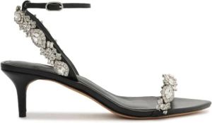Alexandre Birman Aurora Crystal 50mm sandals Black