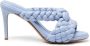 Alexandre Birman Carlotta braided leather sandals Blue - Thumbnail 1