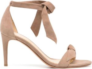 Alexandre Birman Clarita 80mm suede sandals Brown