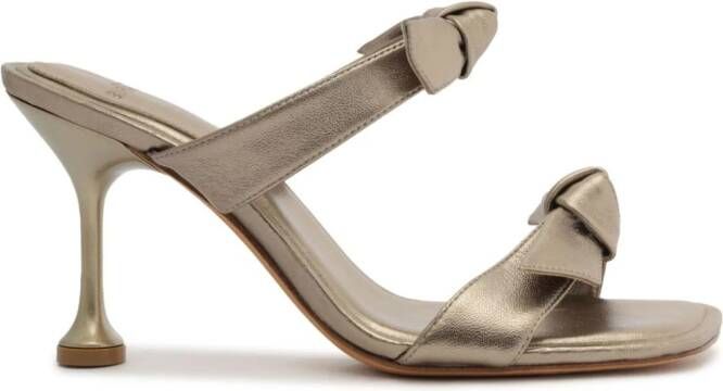 Alexandre Birman Clarita 85mm leather sandals Gold
