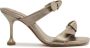 Alexandre Birman Clarita 85mm leather sandals Gold - Thumbnail 1