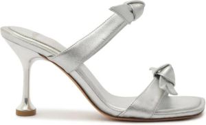 Alexandre Birman Clarita 85mm leather sandals Silver