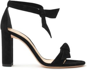 Alexandre Birman Clarita ankle tie 90mm sandals BLACK