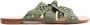 Alexandre Birman Clarita braided flat mules Green - Thumbnail 1