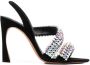 Alexandre Birman crystal-embellished leather sandals Black - Thumbnail 1