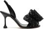 Alexandre Birman Isabelle Payet 85mm bow-detailing sandals Black - Thumbnail 1