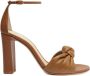 Alexandre Birman Kace Block 90 leather sandals Brown - Thumbnail 1