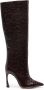 Alexandre Birman Kyra 100mm embossed leather boots Red - Thumbnail 1