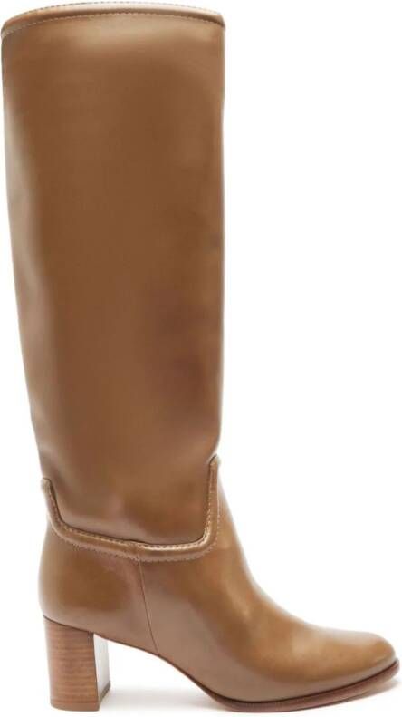 Alexandre Birman Lauren 60mm leather boots Brown