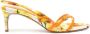 Alexandre Birman Maia 60mm floral-print sandals Orange - Thumbnail 1