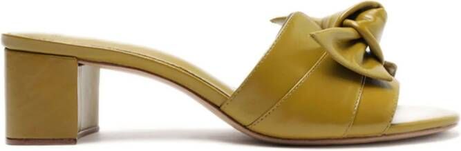 Alexandre Birman Maxi Clarita 45mm leather sandals Green