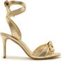 Alexandre Birman New Clarita 85 leather sandals Gold - Thumbnail 1