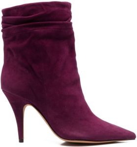 Alexandre Birman Olivia 90mm ankle boots Purple