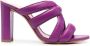 Alexandre Birman padded-strap 95mm sandals Purple - Thumbnail 1