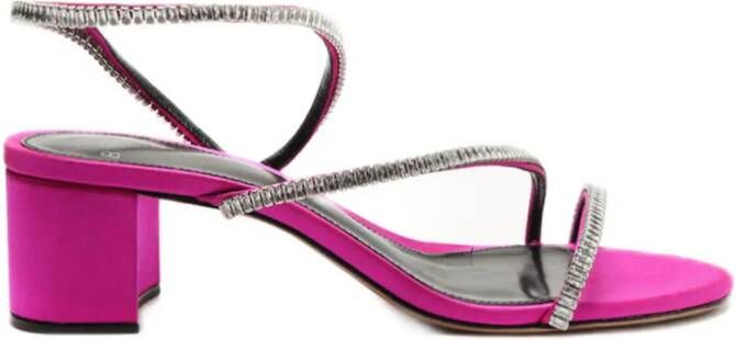 Alexandre Birman Polly Zircone 60 sandals Pink