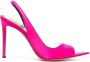 Alexandre Vauthier 105mm panelled satin sandals Pink - Thumbnail 1