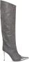Alexandre Vauthier 105mm pointed-toe knee boots Silver - Thumbnail 1