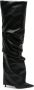 Alexandre Vauthier 105mm thigh-high leather boots Black - Thumbnail 1