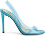 Alexandre Vauthier 105mm transparent slingback sandals Blue - Thumbnail 1