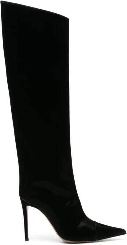 Alexandre Vauthier Alex 105mm knee-high boots Black