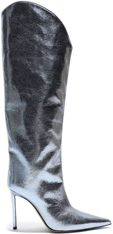 Alexandre Vauthier Alex 105mm knee-high boots Blue