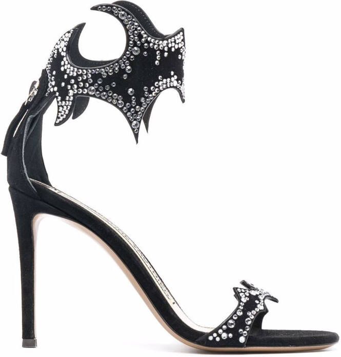 Alexandre Vauthier Betsy embellished sandals Black